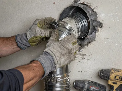Dryer Vent Hose Installation in Cerritos