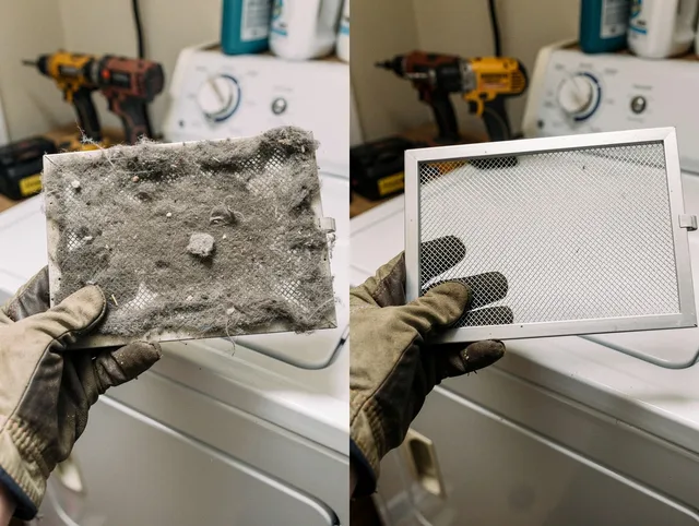 Professional lint trap cleaning by Cerritos Dryer Vent Cleaning in Cerritos