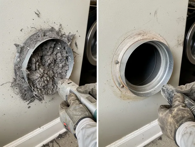 Professional clogged vent cleaning by Cerritos Dryer Vent Cleaning in Cerritos