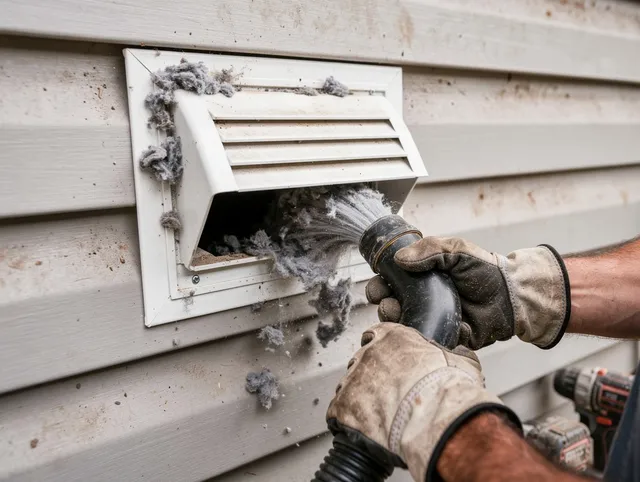 Professional dryer vent cleaning by Cerritos Dryer Vent Cleaning in Cerritos