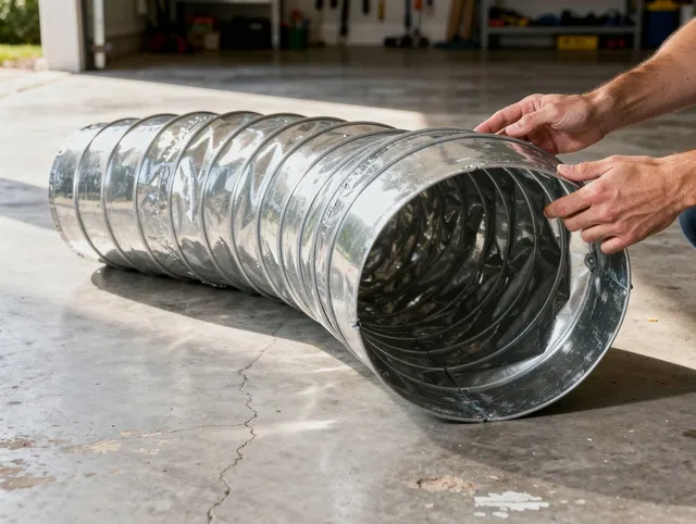 Cerritos Dryer Vent Cleaning specialist using advanced equipment for thorough duct cleaning in Cerritos