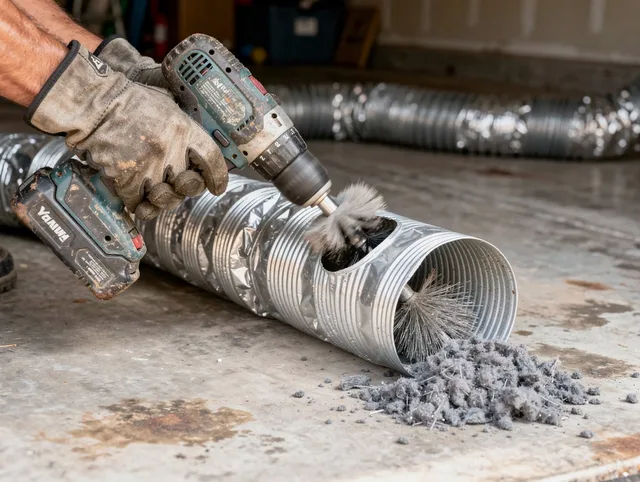 Professional duct cleaning by Cerritos Dryer Vent Cleaning in Cerritos