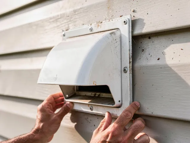 Cerritos Dryer Vent Cleaning technician delivering thorough residential dryer vent cleaning service in Cerritos